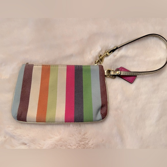 Coach Wristlet- Multi Colored - Picture 4 of 8